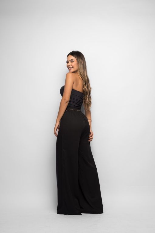 Calça Pantalona Malu Preta - Imagem 3