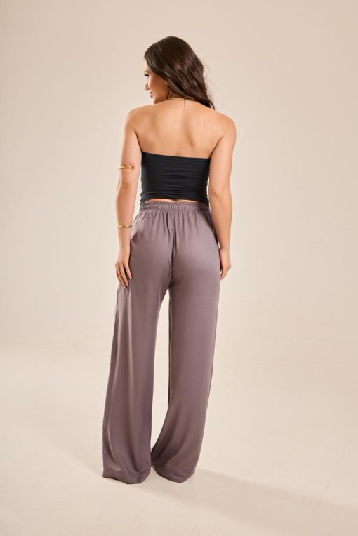 Calça Pantalona Verano Cinza - Imagem 3